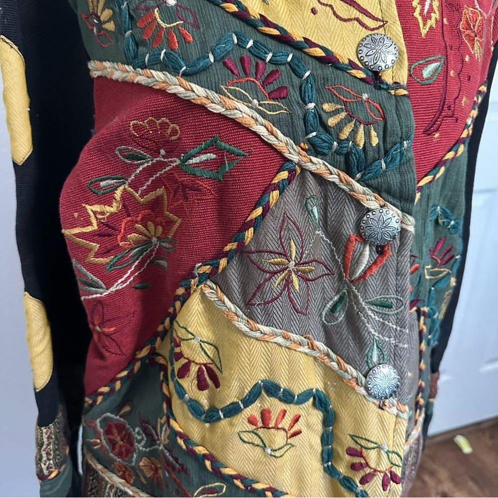 New Direction Vintage 90’s Patchwork Jacket - image 8